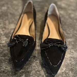 Ann Taylor Ada Suede Tassel Flats